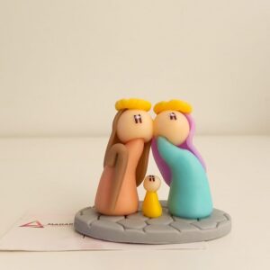 NATAL | PRESÉPIO EM BISCUIT | 6.5X7CM