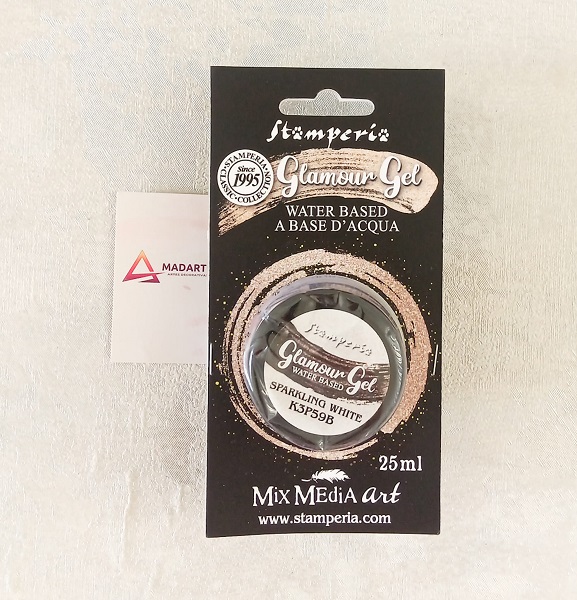 Stamperia Glamour Paste 100 Ml - Color Oro, Pasta Effetto Metallico Per Decorazioni Creative