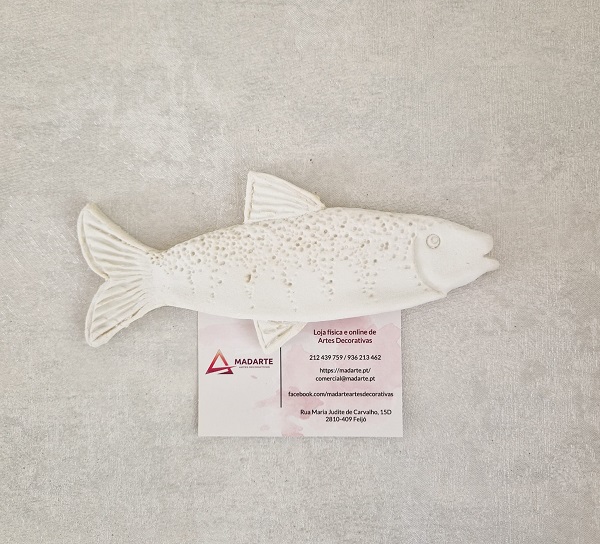 RESINA EM POLIURETANO| PEIXE 17.5X7.4 CM