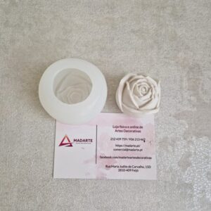 MOLDE SILICONE| BOTÃO DE ROSA  3.5X3 CM