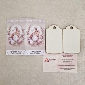 PROJETEC|SUBLI TAG PÁSCOA 06- 7,5X4,5CM