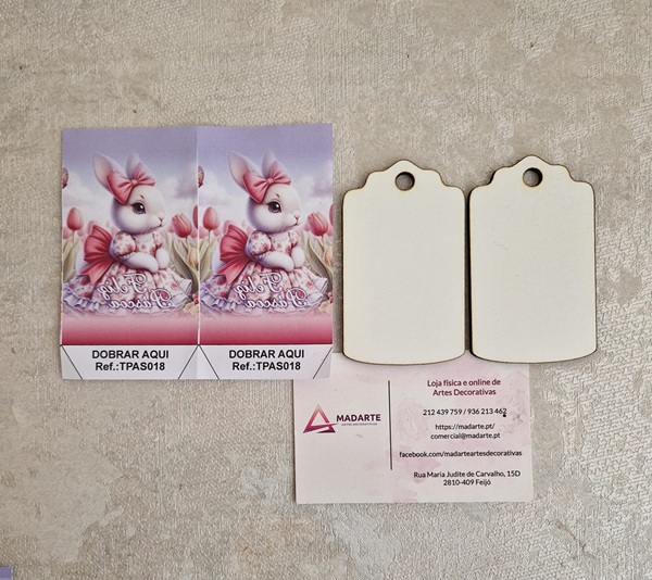 PROJETEC| SUBLI TAG PÁSCOA – 018 7,5X4,5CM