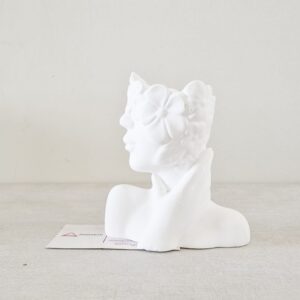 RESINA| FIGURA EM VASO  11X9.5CM