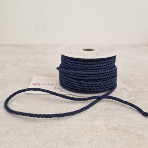 CORDÃO AZUL ESCURO  3MM