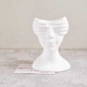 RESINA| FIGURA EM VASO  11X8.5CM