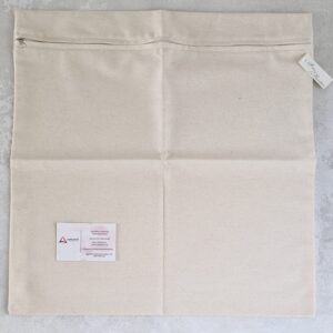 ALMOFADA COM FECHO 45X45CM  100% ALGODÃO