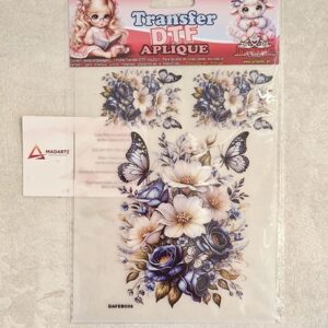 PROJETEC| TRANSFER DTF APLIQUE FLORES 14X20CM