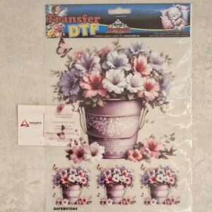 PROJETEC| TRANSFER DTF  FLORES E BORBOLETAS A4