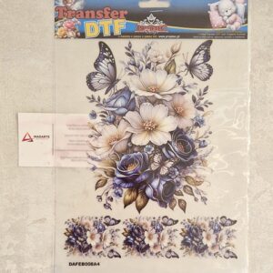 PROJETEC| TRANSFER DTF FLORES E BORBOLETAS A4