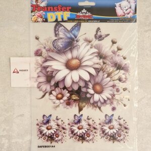 PROJETEC| TRANSFER DTF FLORES E BORBOLETAS A4
