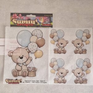 PROJETEC| PAPEL SUMIU APLIQUE- BÉBÉ INFANTIL 05 -19X25CM