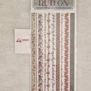 STAMPERIA| RUBON VENICE  10.16X21.6CM