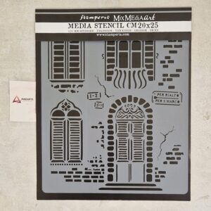 STAMPERIA| STENCIL VENICE  20X25CM