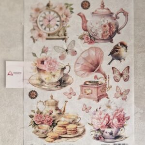 PAPEL ARROZ TEA TIME- A4