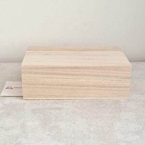 MADEIRA| CAIXA TAMPA DE ENCAIXE 15X10X5CM