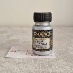 CADENCE| TINTA DORA TEXTIL GUMUS SILVER  1132  50ML