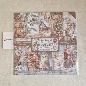 STAMPERIA| BLOCO SCRAPBOOKING THE OWL´S HOUSE 20.5X20.5CM