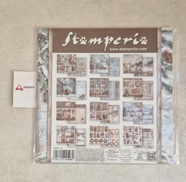 STAMPERIA| BLOCO SCRAPBOOKING THE OWL´S HOUSE 30.5X30.5CM - Image 2