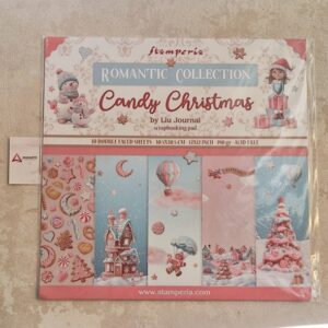 STAMPERIA| BLOCO SCRAPBOOKING CANDY CHRISTMAS 30.5X30.5CM