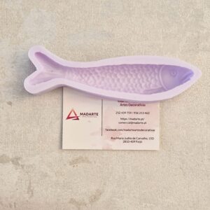 MOLDE SILICONE SARDINHA 14.5X2.5X1 CM
