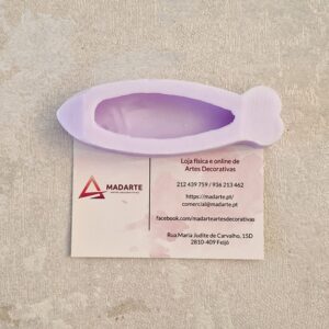 MOLDE SILICONE SARDINHA 8.5X2.5X2 CM