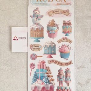 STAMPERIA| RUBON CANDY CHRISTMAS 10.16X21.6CM