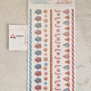 STAMPERIA| RUBON CANDY CHRISTMAS 10.16X21.6CM
