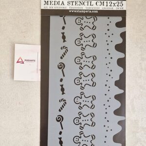 STAMPERIA| STENCIL THE OWL´S HOUSE 12X25CM