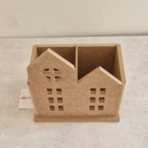 MDF| CAIXA 2 CASAS 18X16X9CM
