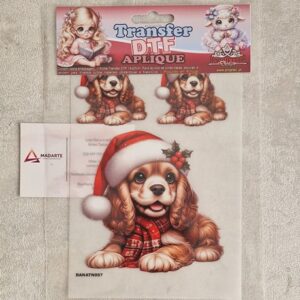 TRANSFER DTF| NATAL APLIQUE  14X20CM