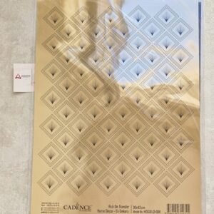 CADENCE| RUB ON TRANSFER GOLD 30X42CM