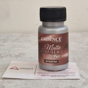 CADENCE| TINTA METÁLICA MATE – 31 GUMUS SILVER 50ML