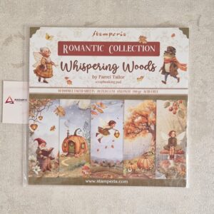 STAMPERIA| BLOCO SCRAPBOOKING WHISPERING WOODS  20.3X20.3CM