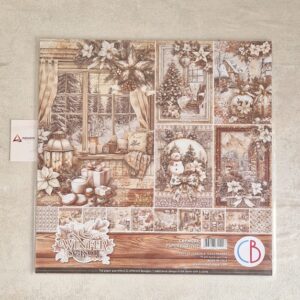 CIAOBELLA| BLOCO SCRAPBOOKING WINTER SEASON  30.5X30.5CM