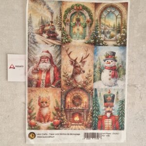 PAPEL DE ARROZ| NATAL  21X29.7CM