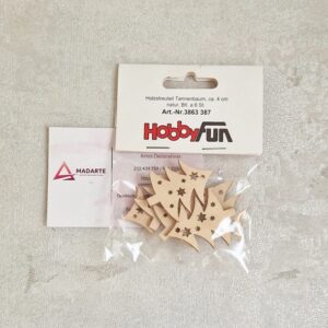 MADEIRA| SET DE 6 PINHEIROS  HOBBYFUN 4CM