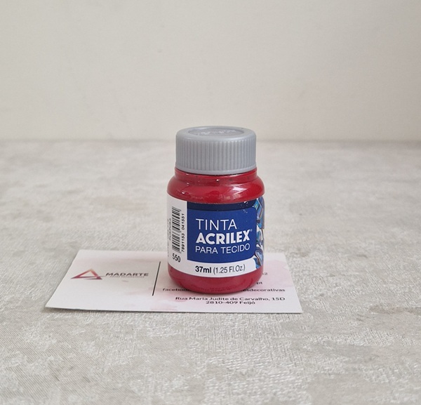 ACRILEX| TINTA DE TECIDO PURPURA 550  37ML