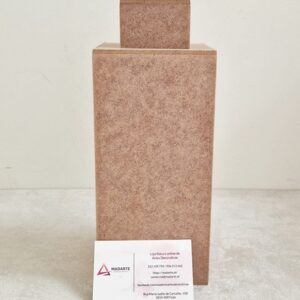 MDF| JARRA COM TAMPA  25X10X10CM