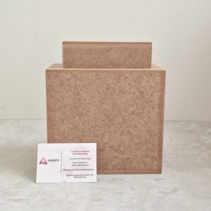 MDF| JARRA COM TAMPA  20X17X10CM