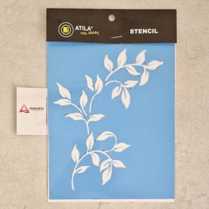 STENCIL| FOLHAS TRABALHADAS  15X20CM