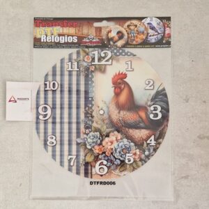 TRANSFER DTF RELÓGIOS| GALO  19CM