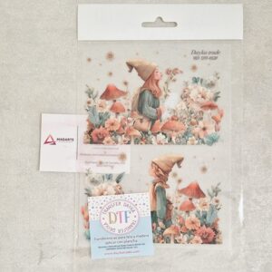 TRANSFER DTF| DUENDES E FLORES  14X19CM