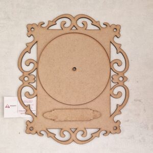 MDF| MOLDURA RELÓGIO 30X35CM BASE 19CM