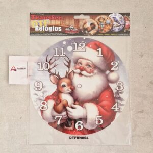 TRANSFER DTF RELÓGIOS| NATAL 19CM