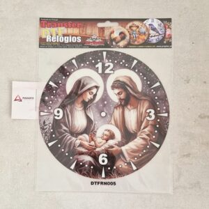 TRANSFER DTF RELÓGIOS| NATAL 19CM