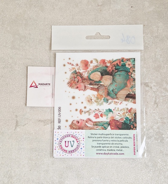 TRANSFER UV MULTISUPERFICIES|  NINFA  11.4X14.3CM