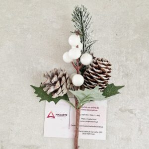 DECORAÇÃO DE NATAL RAMO 19CM