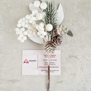 DECORAÇÃO DE NATAL RAMO 24CM