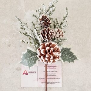 DECORAÇÃO DE NATAL RAMO 20CM