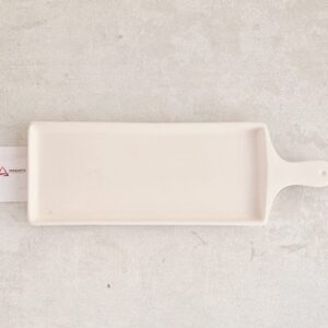 FAIANÇA| TABUA COM REBORDO ENTRADAS OU QUEIJOS  29.5X10CM